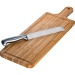 Tabla de cortar de bambú con cuchillo regalo de empresa