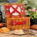 Cesta de picnic, cesta de mimbre publicidad