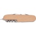 Navaja de bolsillo de acero inoxidable con revestimiento de madera, Cuchillo plegable con navaja de bolsillo publicidad
