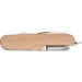Navaja de bolsillo de acero inoxidable con revestimiento de madera regalo de empresa
