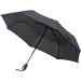 Parapluie télescopique noir avec bordure colorée regalo de empresa