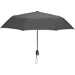 Parapluie télescopique noir avec bordure colorée, parapluie pliable de poche publicidad