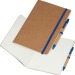 Cahier A5 avec stylo à bille, carnet recyclé publicidad