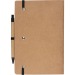 Cuaderno A5 con bolígrafos, cuaderno reciclado publicidad