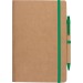 Cuaderno A5 con bolígrafos, cuaderno reciclado publicidad