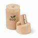 Green Good Sacapuntas de cartón y madera sostenible certificada regalo de empresa