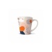 Taza acampanada de cerámica con impresión fotográfica por sublimación regalo de empresa