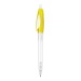 Stylo Bio-S! Clear transparent, Stylo en plastique biodégradable publicidad