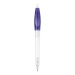 Stylo Bio-S! Clear transparent, Stylo en plastique biodégradable publicidad