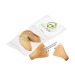 Biscuit de fortune avec la carte d'en-tête, biscuit publicidad