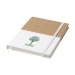 Cuaderno, Accesorio de corcho publicidad