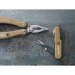 Navaja de bolsillo de madera de haya, cuchillo multiuso publicidad