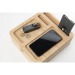 Organizador y cargador Walter Bamboo Big Dock 15W regalo de empresa