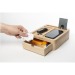 Organizador y cargador Walter Bamboo Big Dock 15W, organizador de escritorio publicidad