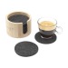Cody felt coaster set sous-verres regalo de empresa