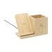 Soporte de carga/portabolígrafos Bamboo Boss 15W FSC-100 regalo de empresa