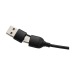 Tecco GRS Concentrador USB de aluminio reciclado, Hub publicidad