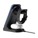 Triple-Up RCS Recycled ABS Wireless Charger Stand, Porte-téléphone portable et support, socle, base pour smartphone publicidad