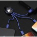 Porte-clefs lumineux avec câble 3 en1, cable iphone ipad et mac publicidad