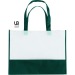 Bolsa de compras bicolor de 38x29cm no tejida regalo de empresa