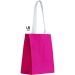 Bolsa de compras con asas contrastadas 28x35cm, bolsa de salón publicidad