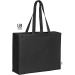 Sac en coton bio 220g à soufflet, Tote bag publicidad