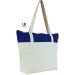 Sac coton zippé bicolore - 220g/m², sac coton publicidad