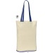 Sac pliable en coton bicolore, Tote bag publicidad