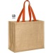 Sac shopping jute avec anses de couleur paros regalo de empresa