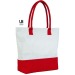 Bolsa de la compra de yute en color capri regalo de empresa