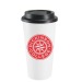 Tasse à café à emporter en plastique à double paroi 455ml/16oz ** regalo de empresa