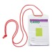 Porte-badge avec cordon, Porte-badge publicidad