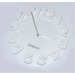 Reloj de pared MAURO, reloj y mecanismo de relojería publicidad