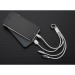 Cable TAUS USB 3 a 1, cable iphone ipad y mac publicidad