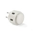 Cargador de pared USB doble con luz nocturna NOTTO regalo de empresa