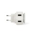 Chargeur mural double-USB avec veilleuse, veilleuse publicidad