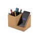 Organiseur de bureau avec chargeur inductif COVBI, Porte-téléphone portable et support, socle, base pour smartphone publicidad