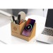 Organiseur de bureau avec chargeur inductif COVBI, Porte-téléphone portable et support, socle, base pour smartphone publicidad