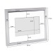 CADRE PHOTO PASSPARTOUT photo 10X15-15x2, cadre photo publicidad