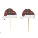 TARTAN CAP COCKTAIL PICKS X 10PCS regalo de empresa