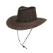 Chapeau Buffalo Luxe marron, chapeaux de fêtes publicidad
