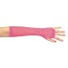 Mitaines longues fluo roses, mitaine publicidad