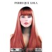 Perruque Lola noire, perruque publicidad