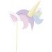 Photobooth baby licorne 8pcs, licorne publicidad