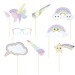 Photobooth baby licorne 8pcs, licorne publicidad