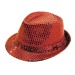 BORSALINO NEGRO DE LENTEJUELAS, Sombrero borsalino publicidad
