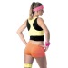 MINI SHORTS NARANJA FLUORESCENTE, Corto publicidad