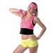 MINI SHORTS NARANJA FLUORESCENTE, Corto publicidad