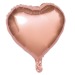 BALLON MYLAR COEUR ROSE GOLD, coeur  publicidad