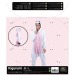 DISFRAZ KIGURUMI UNICORNIO ROSA Y BLANCO ADULTO regalo de empresa